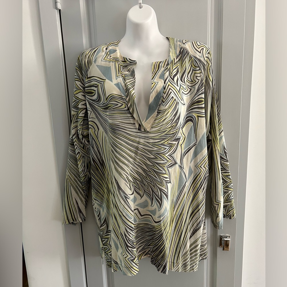 Missoni Cotton v-neck tunic / coverup. Size XL